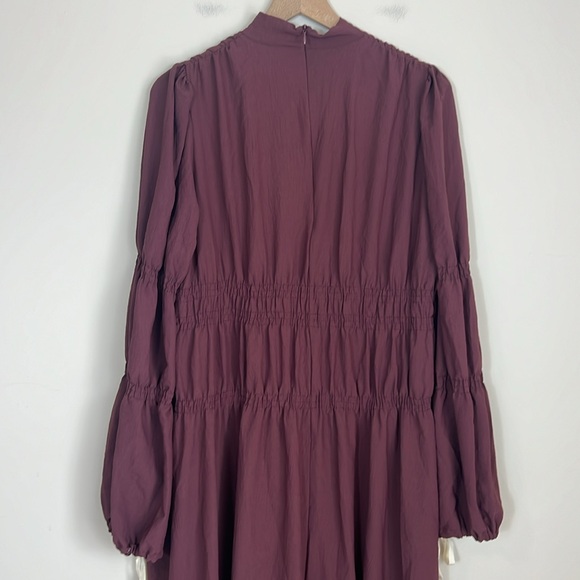 Zara Maxi Dress Long Sleeve Pottery Barn Collab Size Med / Large - Picture 7 of 12